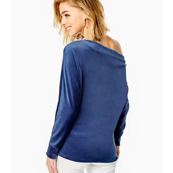 NWT Lilly Pulitzer Sheera Velour Top - Picture 3 of 5